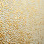 Pebbles - Shanko - Hand Painted - Tin Ceiling Tile - #235 - 24"x24" -  White Gold Metallic - Close up - Image