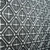 Fleur - Shanko - Hand Painted - Tin Ceiling Tile - #574 - 24"x24" - Onyx - Close up - Image