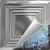 Williamsburg - Hand Painted - Tin Ceiling Tile - #505 - 24"x24" - Shabby Chic Blue (This is reference for Finish only not the design)