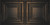 Williamsburg - Hand Painted - Tin Ceiling Tile - #505 - 24"x48" - Antique Rustic Black