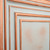Williamsburg - Hand Painted - Tin Ceiling Tile - #505 - 24"x24" - White Copper Metallic - Close up - Image