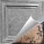 Make a Splash - Hand Painted - Wall and Ceiling Patterns - #511 - 24"x24" - Shabby Chic Copper (This is reference for Finish only not the design)