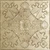 Hand Painted - Wall and Ceiling Patterns - #501 - 24"x24" - Antique Cream