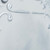 Baby's Breath - Shanko - Hand Painted - Wall and Ceiling Patterns - #515 - 24"x24" - White Silver Metallic -  Close up - Image