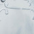 Baby's Breath - Hand Painted - Wall and Ceiling Patterns - #515 - 24"x24" - White Silver Metallic -  Close up - Image