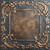 Baby's Breath - Hand Painted - Wall and Ceiling Patterns - #515 - 24"x24" -  Antique Rustic Black