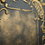 Baby's Breath - Hand Painted - Wall and Ceiling Patterns - #515 - 24"x24" - Midnight Gold - Close up - Image
