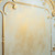Baby's Breath - Hand Painted - Wall and Ceiling Patterns - #515 - 24"x24" - White Gold Metallic - Close up - Image