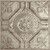 Larkspur - Hand Painted - Tin Ceiling Tile - #506 - 24"x24" - Antique White