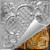 Majestic -  Hand Painted - Tin Ceiling Tile - #500 - 24"x24" - Shabby Chic Metallic Copper (This is reference for Finish only not the design)