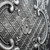 Majestic - Hand Painted - Tin Ceiling Tile - #500 - 24"x24" -  Onyx - Close up - Image