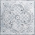 Majestic - Hand Painted - Tin Ceiling Tile - #500 - Old Black and White