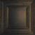 County Cork - Hand Painted - Tin Ceiling Tile - #509 - 24"x24" - Antique Rustic Black