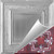 County Cork - Hand Painted - Tin Ceiling Tile - #509 - 24"x24" - Burnt Crimson (This is reference for Finish only not the design)