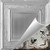 County Cork - Hand Painted - Tin Ceiling Tile - #509 - 24"x24" - Shabby Chic Metallic Silver (This is reference for Finish only not the design)