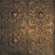 Jubilee - Hand Painted - Tin Ceiling Tile - #301 - 24"x24" - Antique Rustic Black