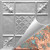 Raleigh - Hand Painted - Wall and Ceiling Patterns - #523 - 24"x24" - Copper Green Patina (This is reference for Finish only not the design)