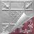 Raleigh - Hand Painted - Wall and Ceiling Patterns - #523 - 24"x24" - Burnt Crimson (This is reference for Finish only not the design)