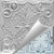 Butterfly Meadow - Hand Painted - Wall and Ceiling Patterns - #535 - 24"x24" -White Silver  Metallic (This is reference for Finish only not the design)
