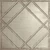 All That Jazz - Hand Painted - Tin Ceiling Tile - #517 - 24"x24" - Antique White