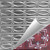 Buttons 'N' Bows - Hand Painted - Wall and Ceiling Patterns - #606 - 24"x24" - Burnt Crimson (This is reference for Finish only not the design)