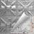 Yucatan - Hand Painted - Tin Ceiling Tile - #314 - 24"x24" - White Copper Metallic (This is reference for Finish only not the design)