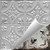 Tiptoe - Shanko - Hand Painted - Wall and Ceiling Patterns - #309 - 24"x24" - Shabby Chic Metallic Silver (This is reference for Finish only not the design)