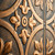 Tiptoe - Shanko - Hand Painted - Wall and Ceiling Patterns - #309 - 24"x24" - Antique Rustic Black - Close up - Image