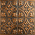 Tiptoe - Shanko - Hand Painted - Wall and Ceiling Patterns - #309 - 24"x24" - Antique Rustic Black