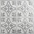 Tiptoe - Shanko - Hand Painted - Wall and Ceiling Patterns - #309 - 24"x24" -  White Silver Metallic 