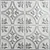 Tiptoe - Hand Painted - Wall and Ceiling Patterns - #309 - 24"x24" -  White Silver Metallic 