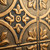 Tiptoe - Shanko - Hand Painted - Wall and Ceiling Patterns - #309 - 24"x24" - Midnight Gold - Close up - Image