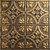 Tiptoe - Shanko - Hand Painted - Wall and Ceiling Patterns - #309 - 24"x24" - Midnight Gold