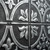 Tiptoe - Shanko - Hand Painted - Wall and Ceiling Patterns - #309 - 24"x24" - Onyx -  Close up -  Image