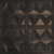 Diamond Jim - Hand Painted - Tin Ceiling Tile - #303 - 24"x24" - Antique Rustic Black