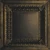 Rossini - Hand Painted - Tin Ceiling Tile - #508 - 24"x24" - Midnight Gold