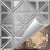 Right On - Hand Painted - Tin Ceiling Tile - #215 - 24"x24" -  Bronzed Gold (This is reference for Finish only not the design)