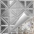 Right On - Hand Painted - Tin Ceiling Tile - #215 - 24"x24" -  Steel Rust
(This is reference for Finish only not the design)