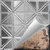 Right On - Hand Painted - Tin Ceiling Tile - #215 - 24"x24" -  Shabby Chic Copper (This is reference for Finish only not the design)