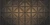 Right On - Hand Painted - Tin Ceiling Tile - #215 - 24"x48" - Antique Rustic Black