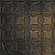 Window Panes - Hand Painted - Wall and Ceiling Patterns - #201 - 24"x24" - Midnight Gold