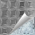 Window Panes - Hand Painted - Wall and Ceiling Patterns - #201 - 24"x24" - White Silver Metallic (This is reference for Finish only not the design)