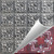 Hand Painted - Wall and Ceiling Patterns - #211 - 24"x24" -  Burnt Crimson (This is reference for Finish only not the design)