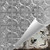 Hand Painted - Wall and Ceiling Patterns - #209 - 24"x24" - Shabby Chic Metallic Silver (This is reference for Finish only not the design)
