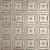 Daisy Quilt - Shanko - Hand Painted - Wall and Ceiling Patterns - #200 - 24"x24" - Antique White
