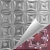 Hand Painted - Wall and Ceiling Patterns - #200 - 24"x24" -  Burnt Crimson (This is reference for Finish only not the design)