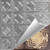 Hand Painted - Wall and Ceiling Patterns - #207 - 24"x24" - Bronzed Gold