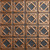  Carnivale - Hand Painted - Wall and Ceiling Patterns - #207 - 24"x24" -  Antique Rustic Black