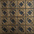  Carnivale - Shanko - Hand Painted - Wall and Ceiling Patterns - #207 - 24"x24" - Midnight Gold