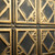  Carnivale - Hand Painted - Wall and Ceiling Patterns - #207 - 24"x24" - Midnight Gold - Close up - Image